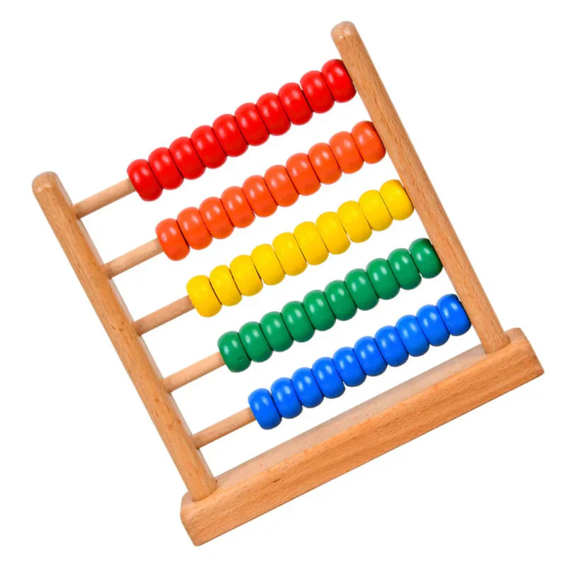Ábaco de Madeira Ludii | Estímulo Montessori para Crianças