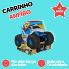 Carrinho Anfíbio de Controle Remoto Megalodon Ludii - Água & Terra